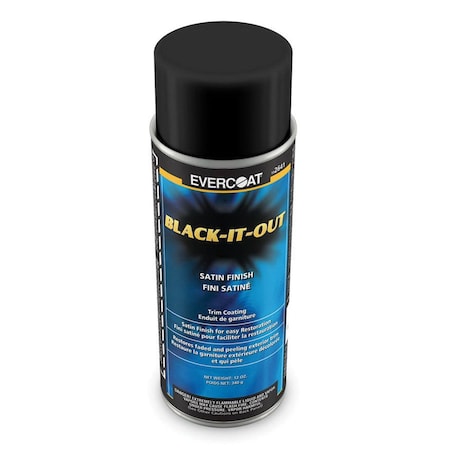 Evercoat Black-It-Out Satin, Can 102641